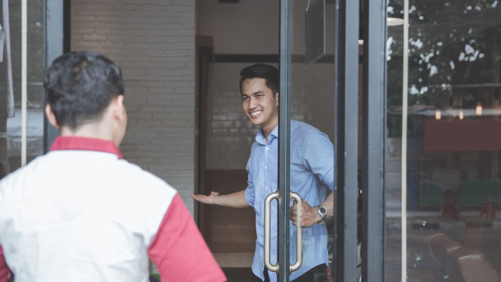 Sober living house visitation policy