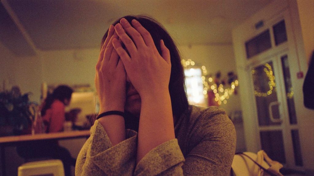 Person experiencing distress and confusion, possible signs of meth overdose