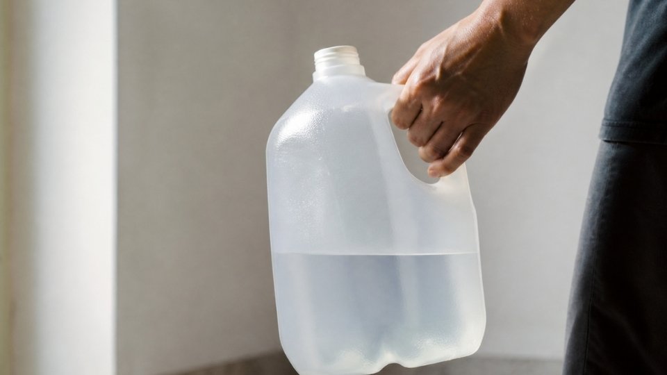 What Is Borg Drinking hero image of a man holding a gallon jug.